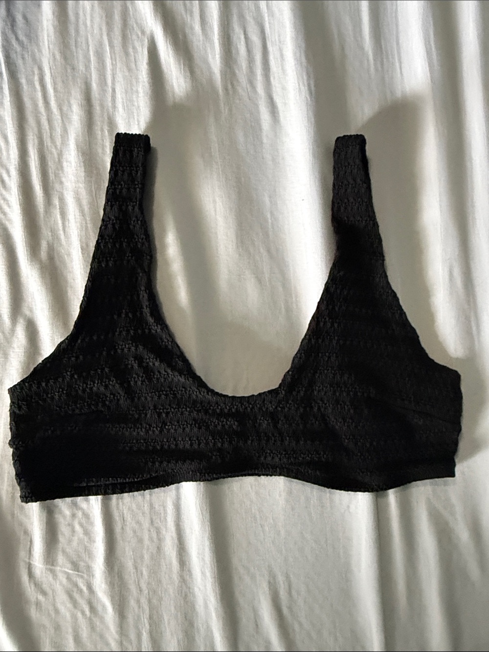 H&M Textured Bikini Top